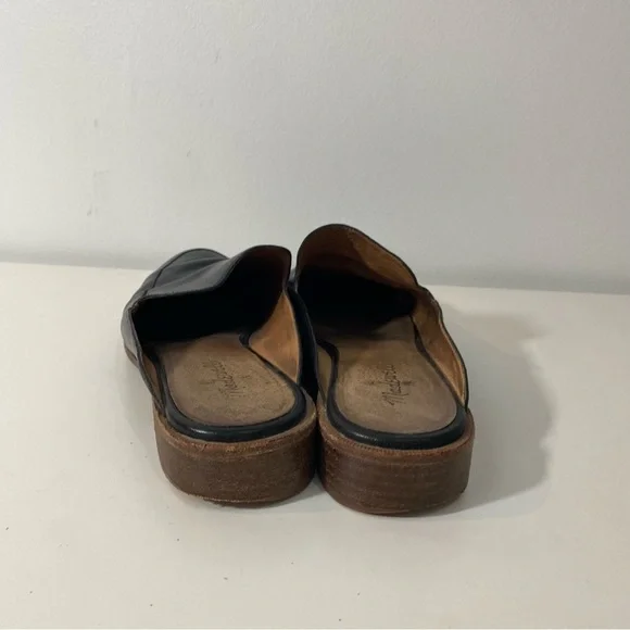 Madewell Black Leather Frances Mule - Picture 4 of 11